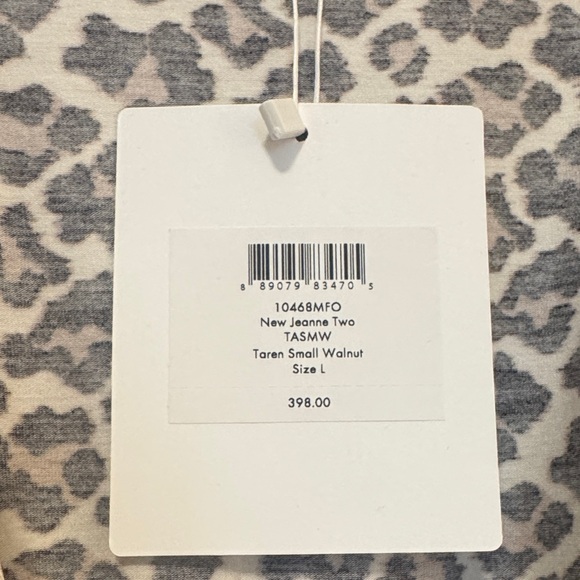 Diane Von Furstenberg Animal Print Long Sleeve Dress - Picture 3 of 4